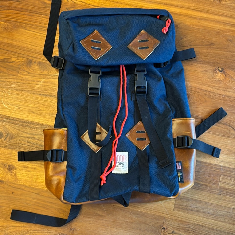Topo Designs Kkettersack, Navy Blue